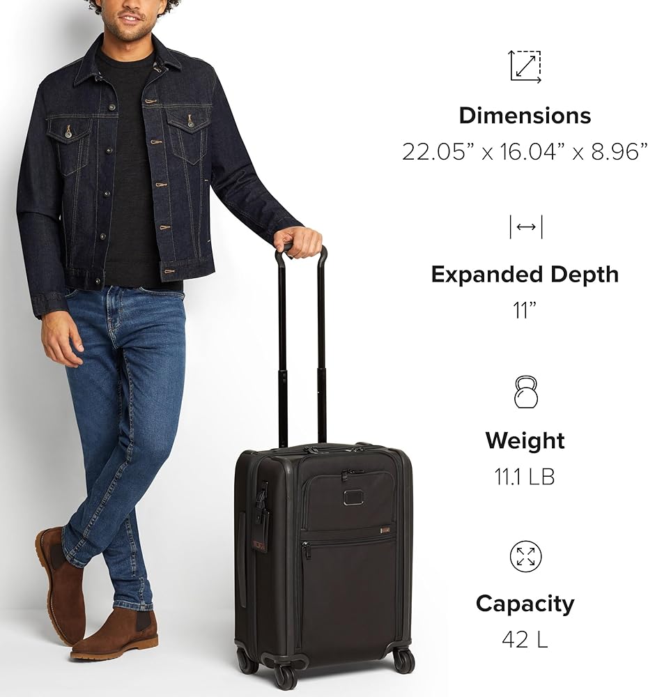 Amazon | TUMI - Alpha Continental デュアルアクセス 4輪機内